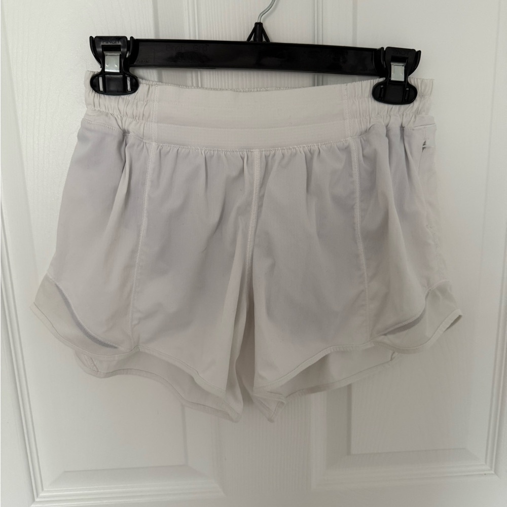 Lululemon Athletica White Hotty Hot Short